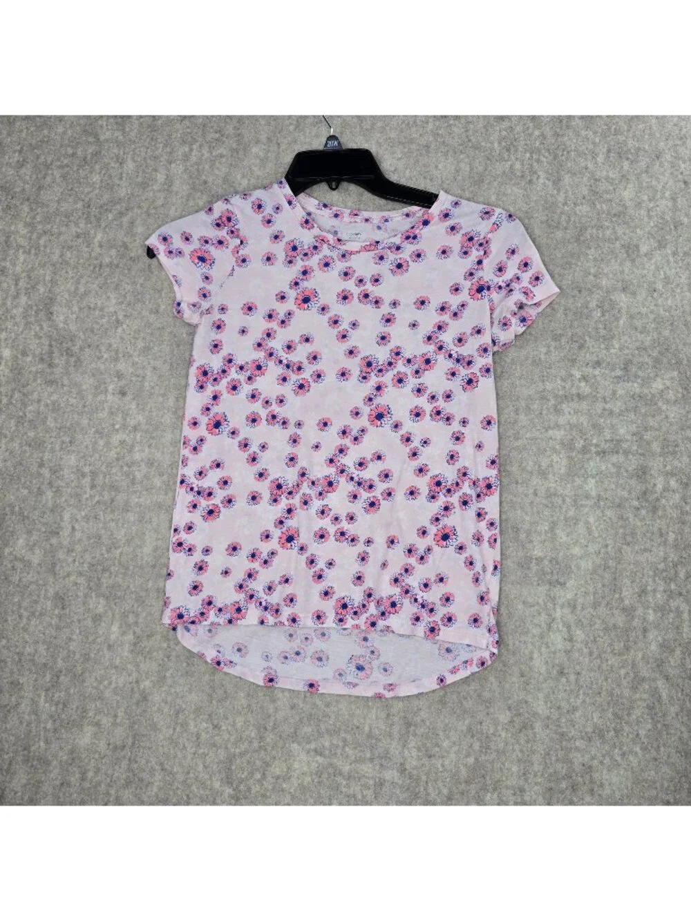 Old Navy Girls Relaxed Fit Floral T-Shirt XL Pink & Purple